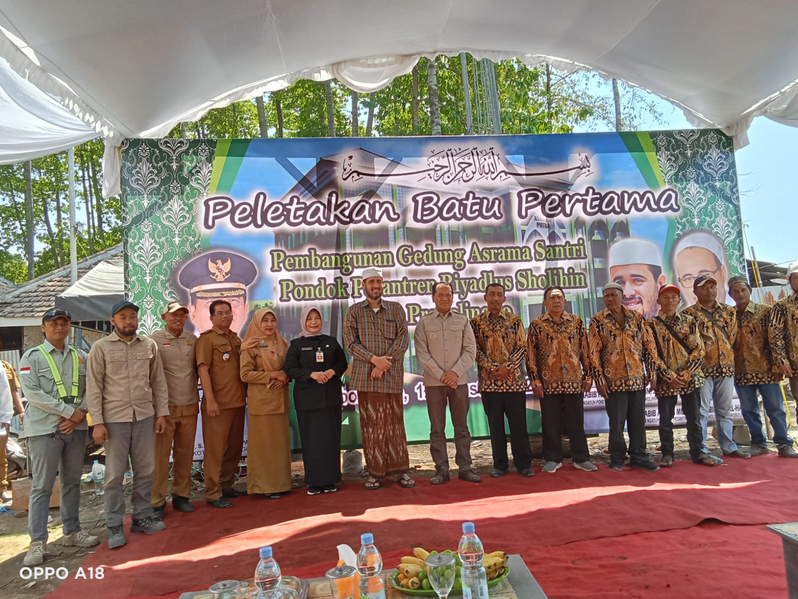 Peletakan Batu Pertama Pembangunan Rusun Santri